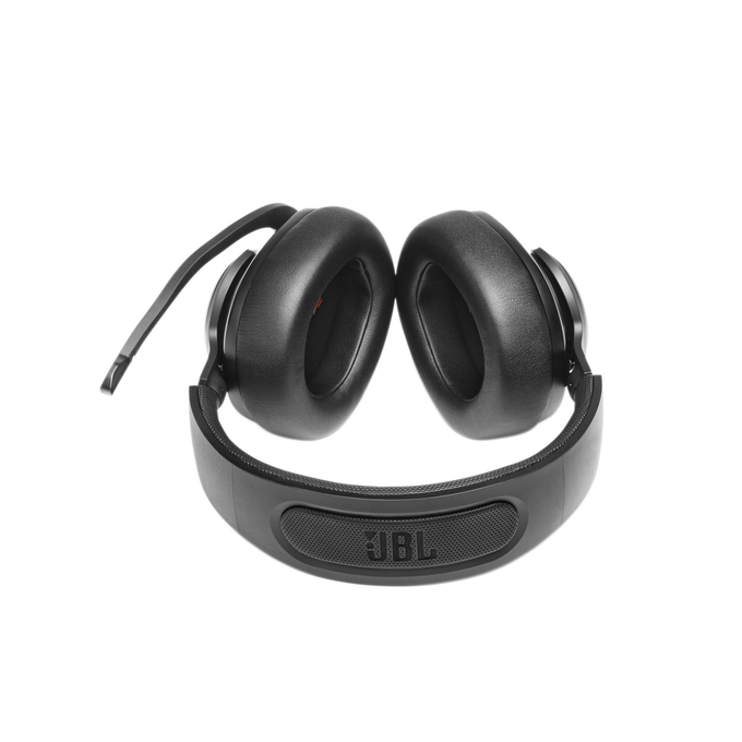 JBL Quantum 400 - Black - USB over-ear PC gaming headset with game-chat dial - Detailshot 7 image number null